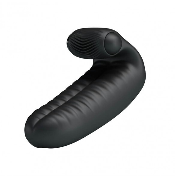 PRETTY LOVE - Abbott Double Finger Vibrator (Black)
